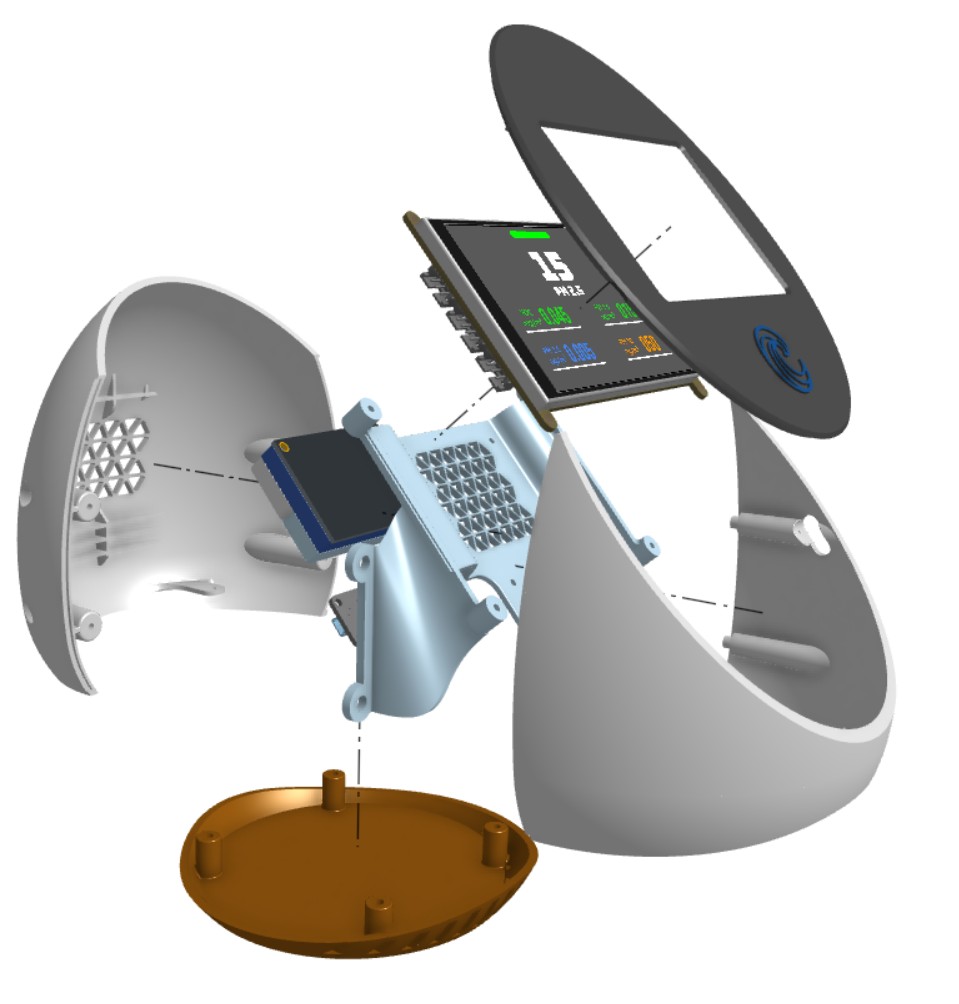 Sensor Exploded View Jon Zimmerman | Portfolio